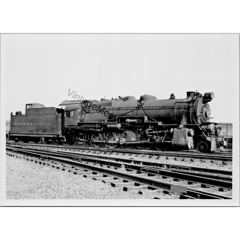 Vintage Pennsylvania Railroad PR - 4449 Steam Locomotive 5"X7" Real Photo T2-153